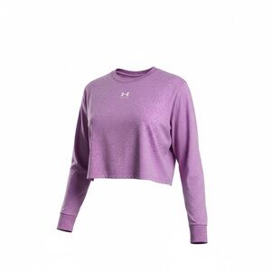Under Armour Cropped Long Sleeve Tee Pink Size XS